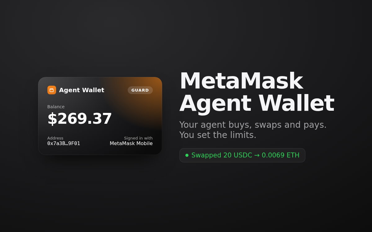 MetaMask Agent Wallet